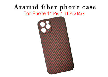 경량 무광택 마감 iPhone 11 Pro Max Aramid 케이스 탄소 섬유 전화 케이스