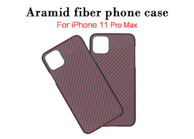 강력한 보호용 iPhone 11 Pro Max Aramid 전화 케이스 탄소 섬유 전화 케이스