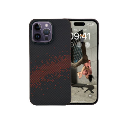 아이폰 16 프로 맥스용 초박형 풀 프로텍션 마그네틱 아라미드 탄소 섬유 폰 케이스