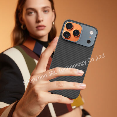 아이폰 17 프로에 맞춤형 금속 프레임 울트라 얇은 아라미드 탄소 섬유 모바일 커버
