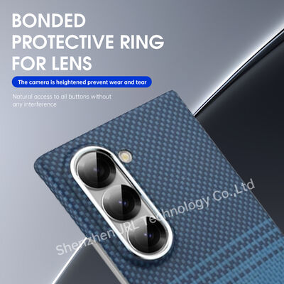 Customized Blue Color Strong Suction Aramid Fiber Phone Case For Samsung Galaxy Fold7