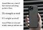 아이폰 11 직업적인 능직물 작풍 방어적인 기능을 위한 광택이 없는 Aramid 섬유 전화 상자