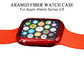 사과를 위한 내충격 광택이 나는 빨간 아라미드 섬유 시계 케이스